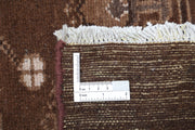 Hand Knotted Vintage Persian Gabbeh Wool Rug 4' 9" x 9' 0" - No. AT23840