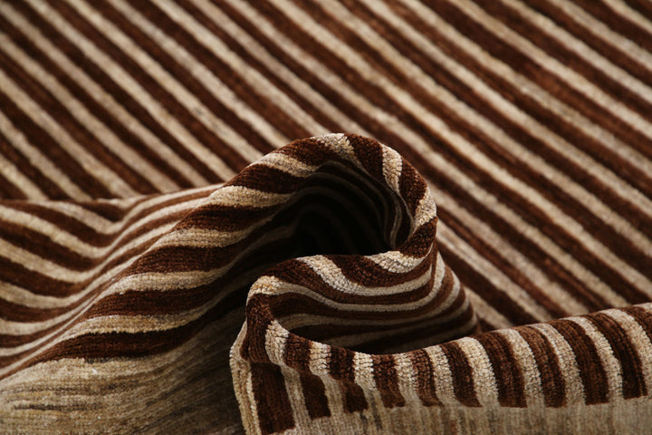 Hand Knotted Modcar Wool Rug 6' 4" x 8' 9" - No. AT46093