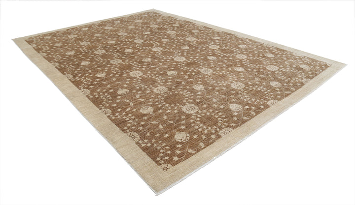 Hand Knotted Modcar Wool Rug 9' 9" x 13' 4" - No. AT91201