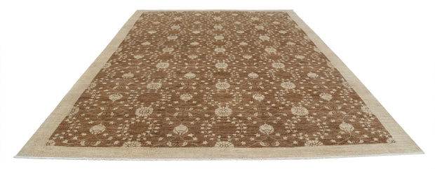 Hand Knotted Modcar Wool Rug 9' 9" x 13' 4" - No. AT91201