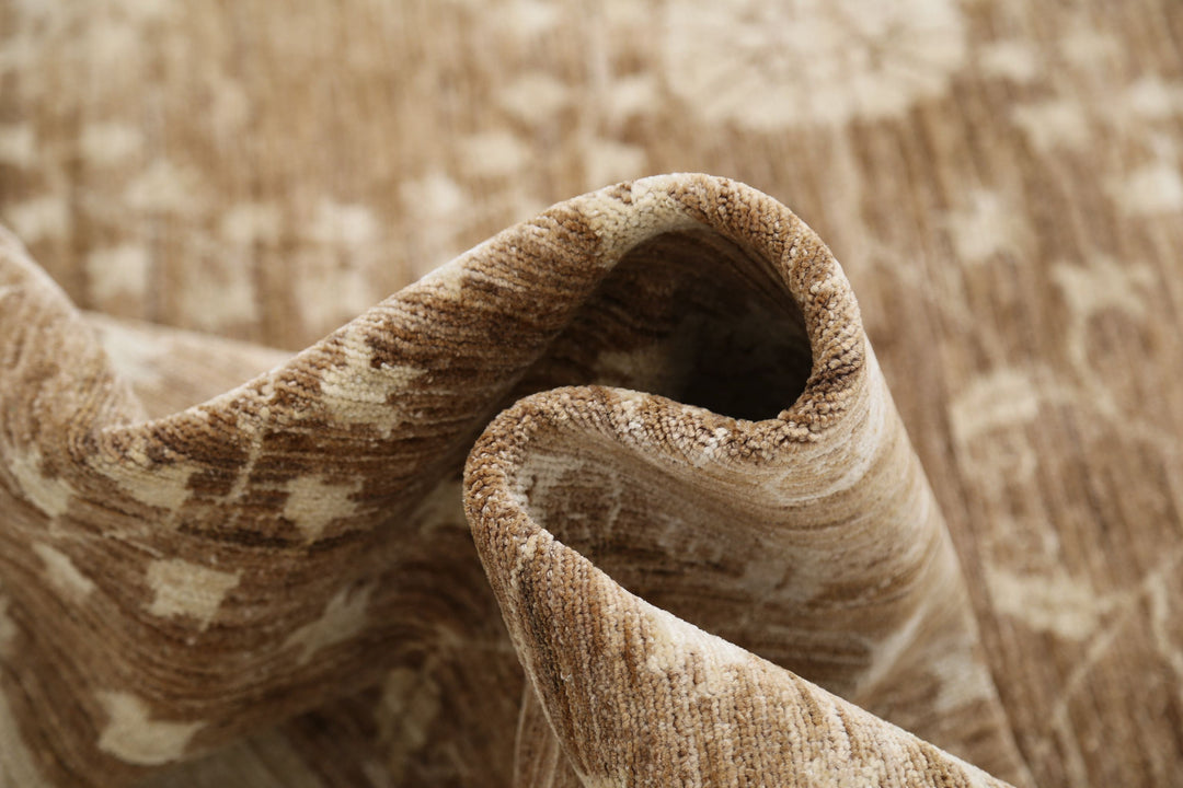 Hand Knotted Modcar Wool Rug 9' 9" x 13' 4" - No. AT91201