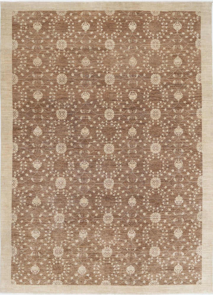 Hand Knotted Modcar Wool Rug 9' 9" x 13' 4" - No. AT91201