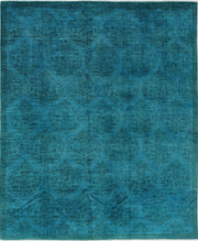 Hand Knotted Overdye Wool Rug 10' 3" x 12' 4" - No. AT10136