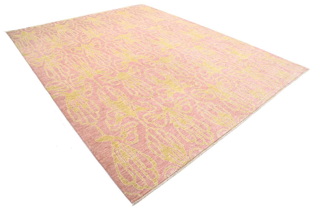 Hand Knotted Modcar Wool Rug 9' 2" x 11' 9" - No. AT29637