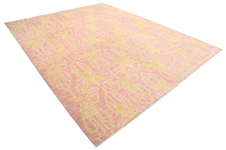 Hand Knotted Modcar Wool Rug 9' 2" x 11' 9" - No. AT29637