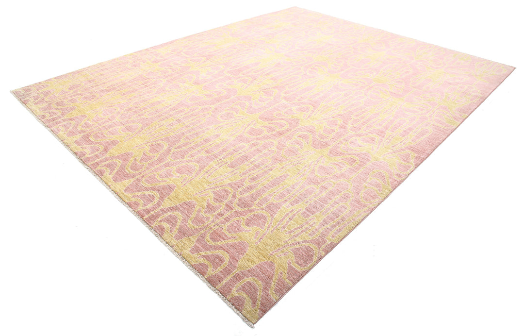 Hand Knotted Modcar Wool Rug 9' 2" x 11' 9" - No. AT29637