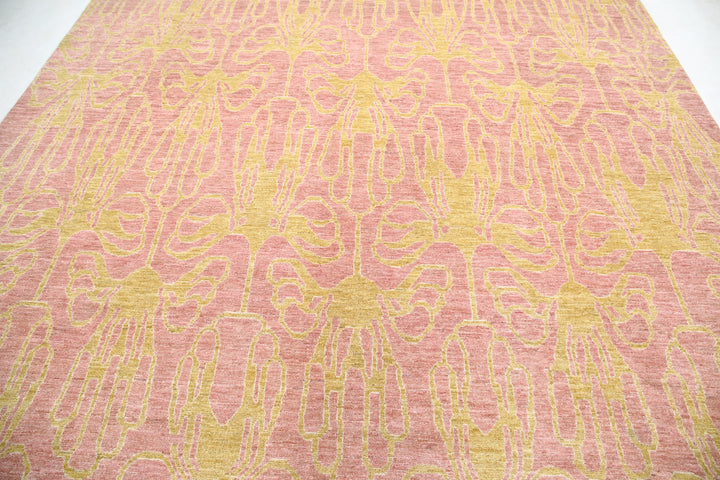 Hand Knotted Modcar Wool Rug 9' 2" x 11' 9" - No. AT29637