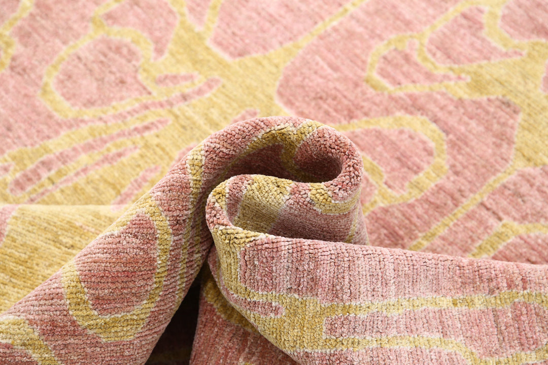 Hand Knotted Modcar Wool Rug 9' 2" x 11' 9" - No. AT29637