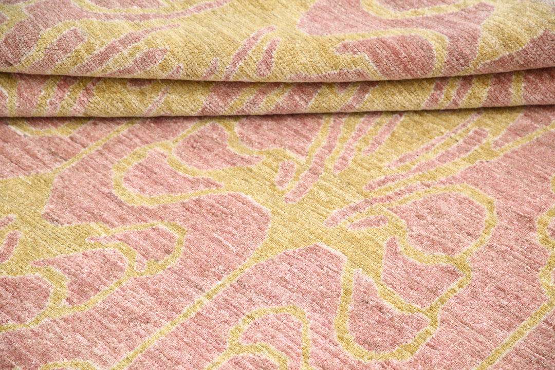 Hand Knotted Modcar Wool Rug 9' 2" x 11' 9" - No. AT29637