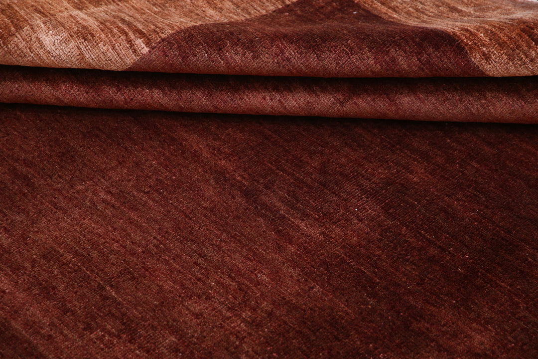 Hand Knotted Modcar Wool Rug 8' 9" x 11' 4" - No. AT33379