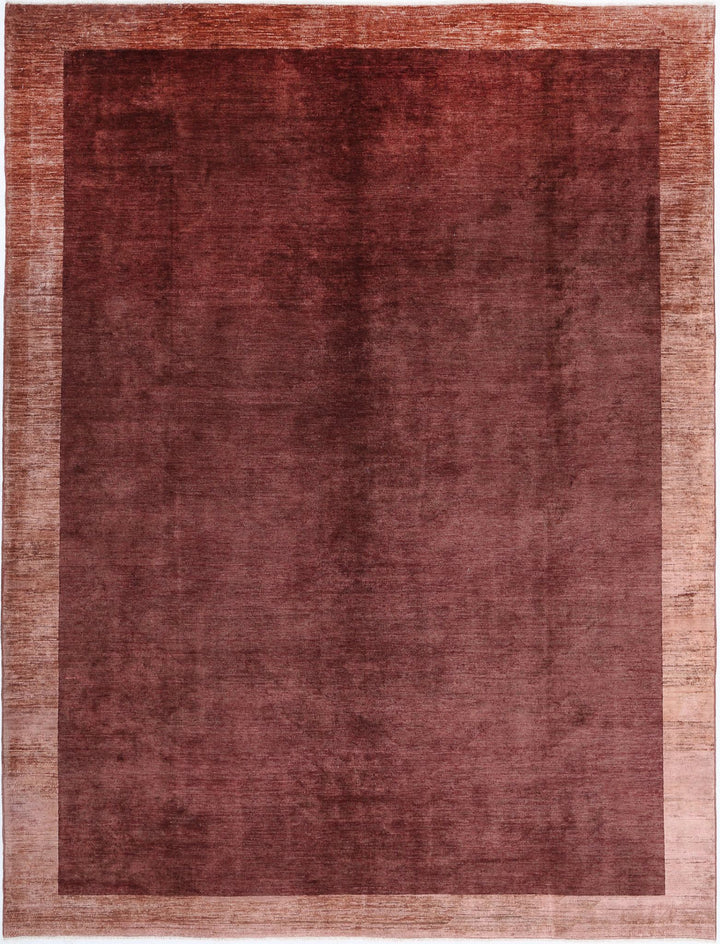 Hand Knotted Modcar Wool Rug 8' 9" x 11' 4" - No. AT33379