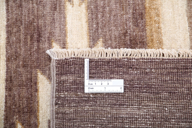 Hand Knotted Navajo Modcar Wool Rug 8' 11" x 11' 8" - No. AT67317