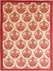 Hand Knotted Modcar Wool Rug 8' 4" x 11' 5" - No. AT37598