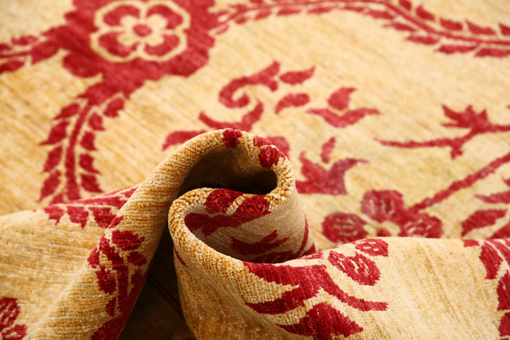 Hand Knotted Modcar Wool Rug 9' 9" x 14' 0" - No. AT48230