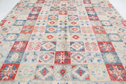 Hand Knotted Tribal Moroccan Wool Rug 10' 7" x 13' 11" - No. AT51712