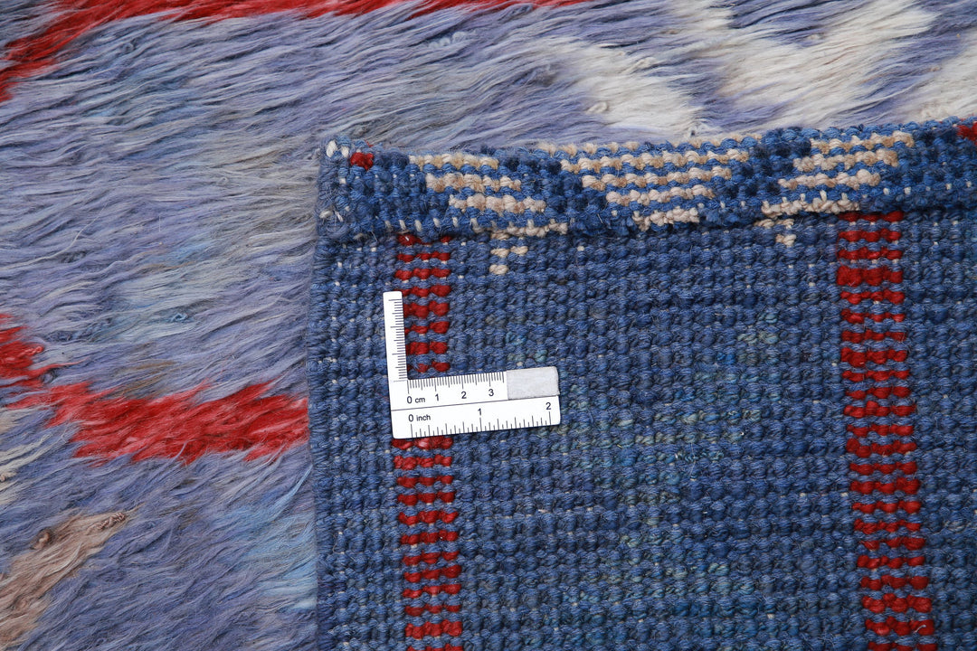 Hand Knotted Tribal Moroccan Wool Rug 10' 7" x 13' 9" - No. AT10541