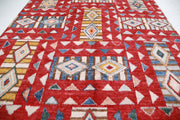 Hand Knotted Tribal Moroccan Wool Rug 10' 6" x 13' 9" - No. AT57369