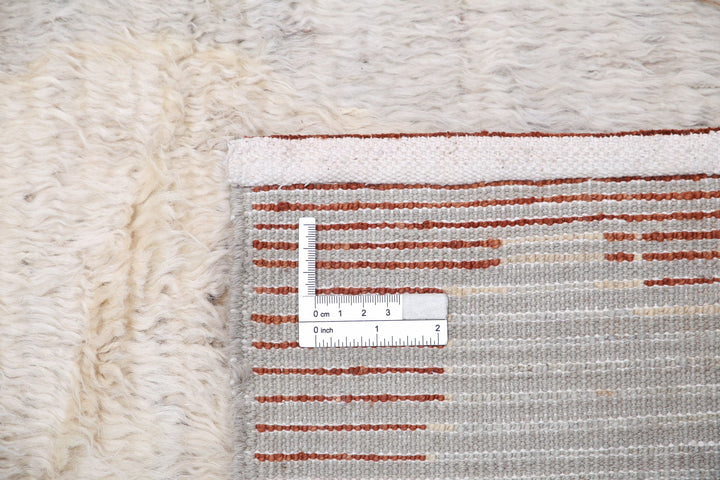 Hand Knotted Tribal Moroccan Wool Rug 8' 2" x 10' 0" - No. AT34290