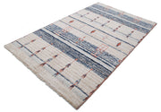Hand Knotted Tribal Moroccan Wool Rug 4' 11" x 8' 4" - No. AT94268