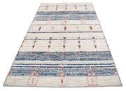 Hand Knotted Tribal Moroccan Wool Rug 4' 11" x 8' 4" - No. AT94268