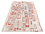 Hand Knotted Tribal Moroccan Wool Rug 3' 9" x 5' 10" - No. AT16330