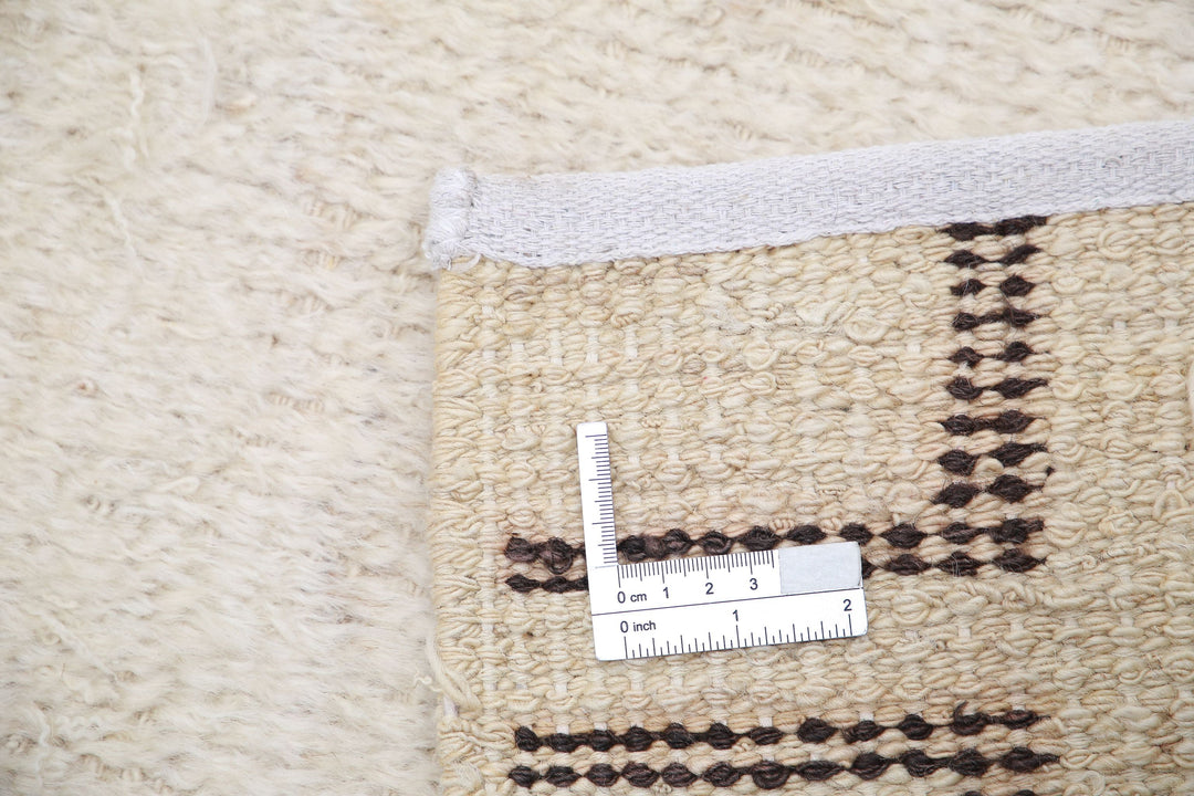 Hand Knotted Tribal Moroccan Wool Rug 3' 10" x 5' 8" - No. AT86791