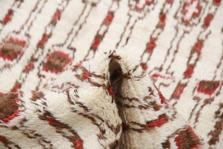 Hand Knotted Tribal Moroccan Wool Rug 3' 0" x 4' 2" - No. AT39804