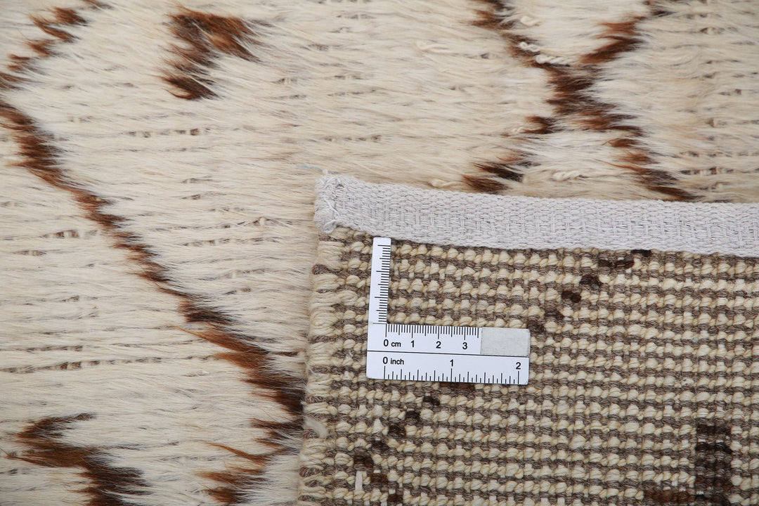 Hand Knotted Tribal Moroccan Wool Rug 2' 7" x 2' 10" - No. AT64761