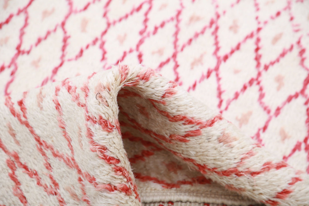 Hand Knotted Tribal Moroccan Wool Rug 2' 11" x 11' 3" - No. AT96396