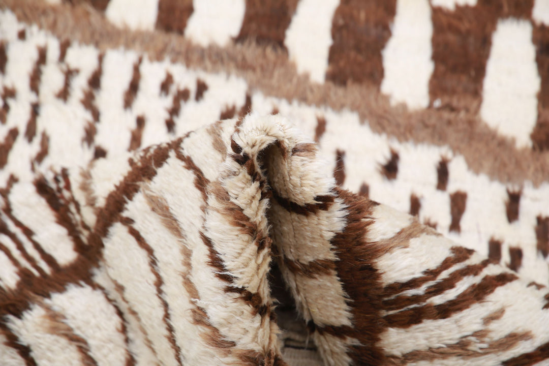 Hand Knotted Tribal Moroccan Wool Rug 2' 5" x 11' 3" - No. AT22020