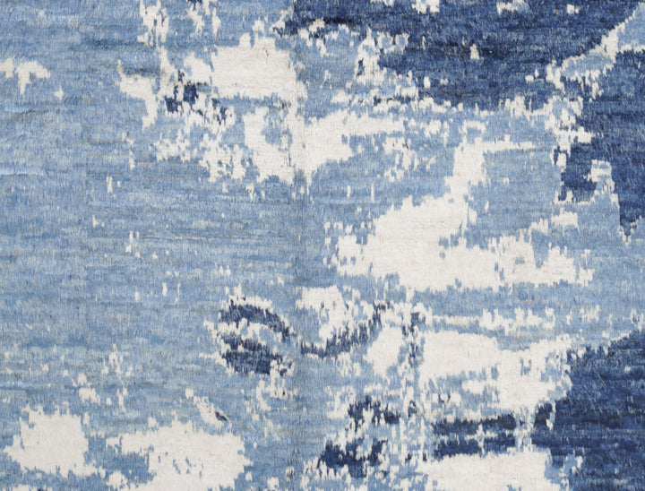 Hand Knotted Tribal Moroccan Wool Rug 8' 0" x 9' 3" - No. AT50483