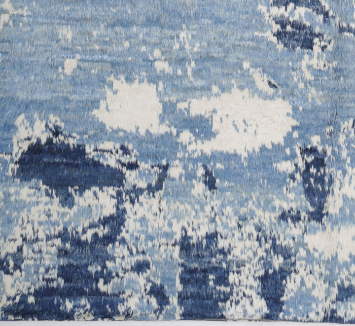 Hand Knotted Tribal Moroccan Wool Rug 8' 0" x 9' 3" - No. AT50483