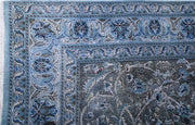 Hand Knotted Vintage Persian Nain Wool Rug 6' 5" x 9' 2" - No. AT81764