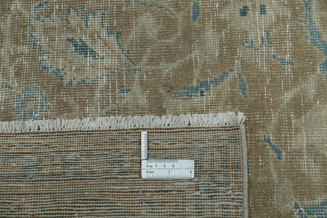 Hand Knotted Vintage Persian Nain Wool Rug 6' 7" x 10' 1" - No. AT19657