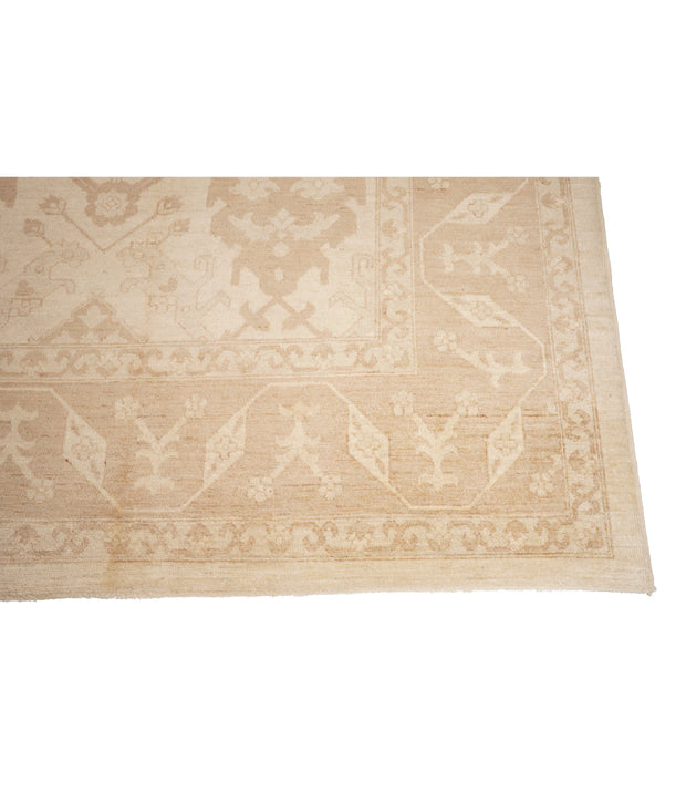 Hand Knotted Oushak Wool Rug 12' 0" x 14' 0" - No. AT80180