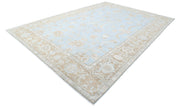 Hand Knotted Oushak Wool Rug 10' 2" x 14' 10" - No. AT57011