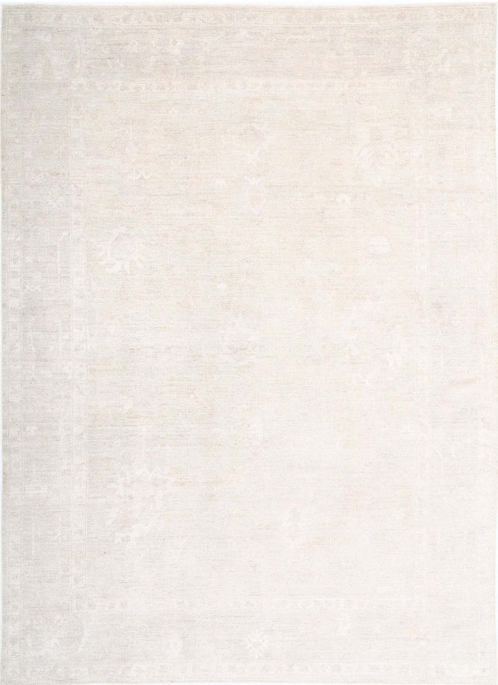 Hand Knotted Oushak Wool Rug 10' 3" x 13' 10" - No. AT54693