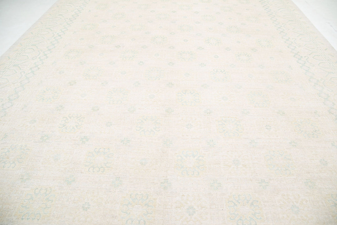 Hand Knotted Khotan Wool Rug 12' 4" x 17' 8" - No. AT40247