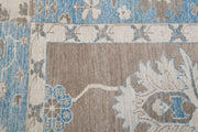 Hand Knotted Oushak Wool Rug 11' 7" x 11' 2" - No. AT94128