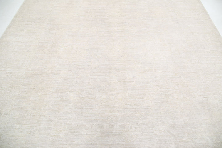 Hand Knotted Oushak Wool Rug 9' 2" x 11' 10" - No. AT16822