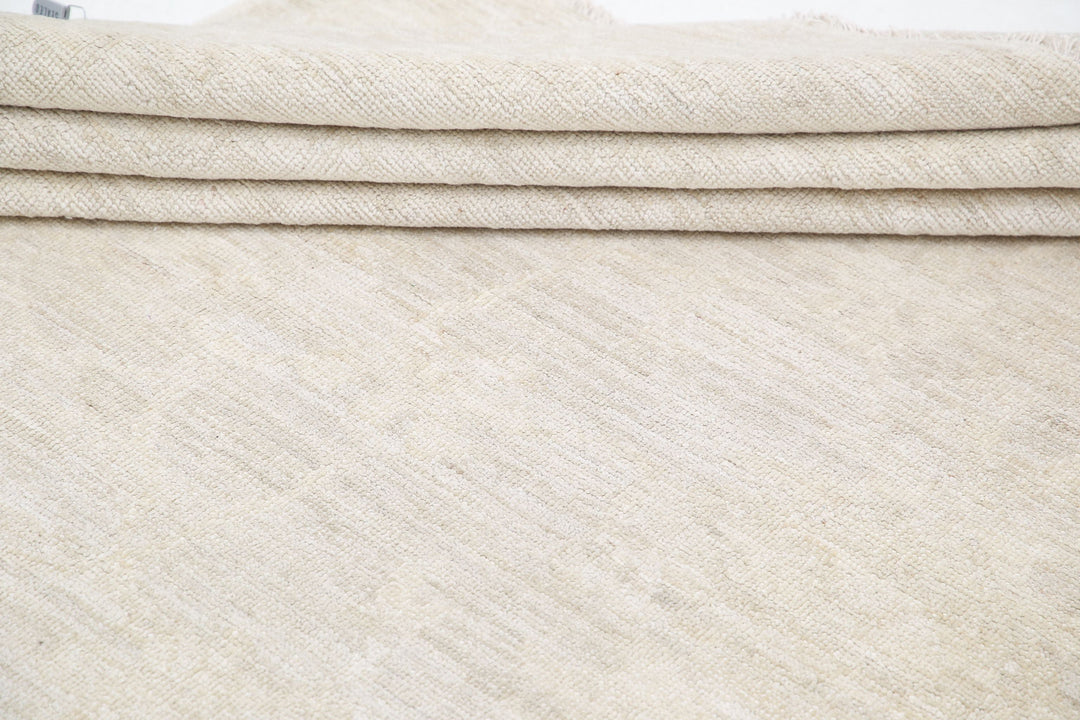 Hand Knotted Oushak Wool Rug 9' 2" x 11' 10" - No. AT16822