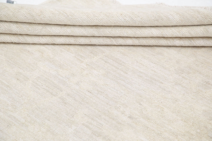 Hand Knotted Oushak Wool Rug 9' 2" x 11' 10" - No. AT16822