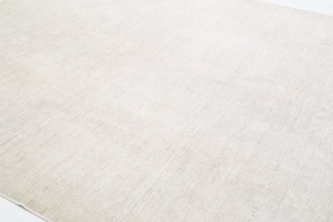 Hand Knotted Oushak Wool Rug 9' 2" x 11' 10" - No. AT16822