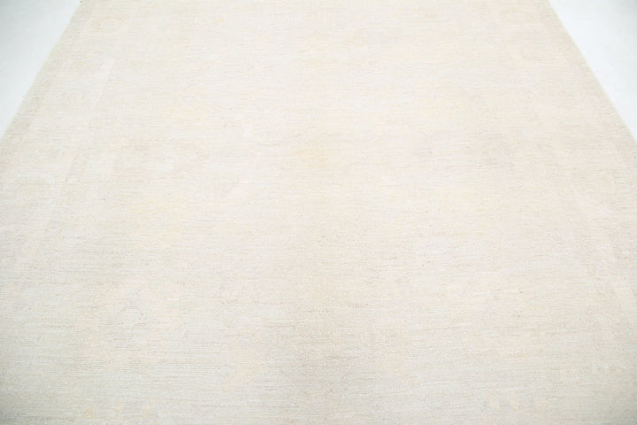 Hand Knotted Oushak Wool Rug 8' 8" x 11' 3" - No. AT64720