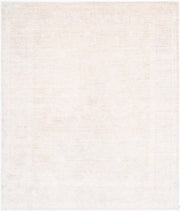 Hand Knotted Oushak Wool Rug 8' 0" x 9' 6" - No. AT41478