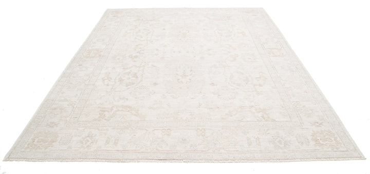 Hand Knotted Oushak Wool Rug 8' 1" x 9' 10" - No. AT96582