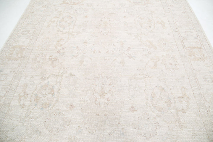 Hand Knotted Oushak Wool Rug 8' 1" x 9' 10" - No. AT96582