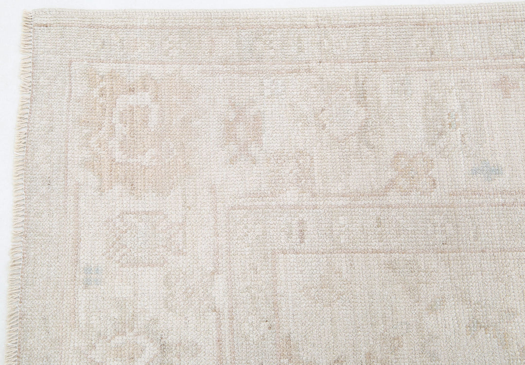 Hand Knotted Oushak Wool Rug 8' 1" x 9' 10" - No. AT96582