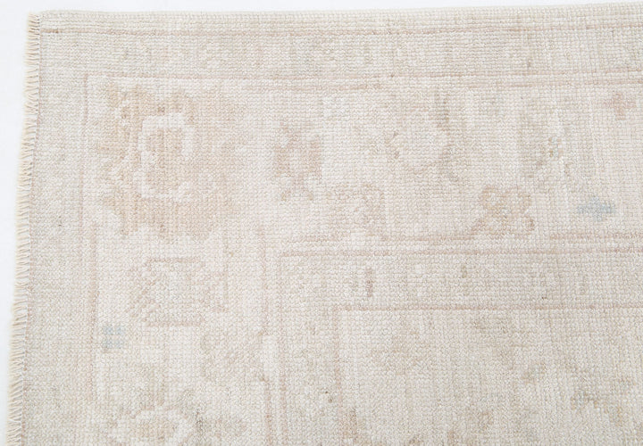Hand Knotted Oushak Wool Rug 8' 1" x 9' 10" - No. AT96582