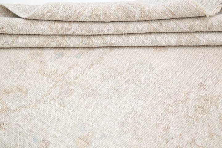 Hand Knotted Oushak Wool Rug 8' 1" x 9' 10" - No. AT96582